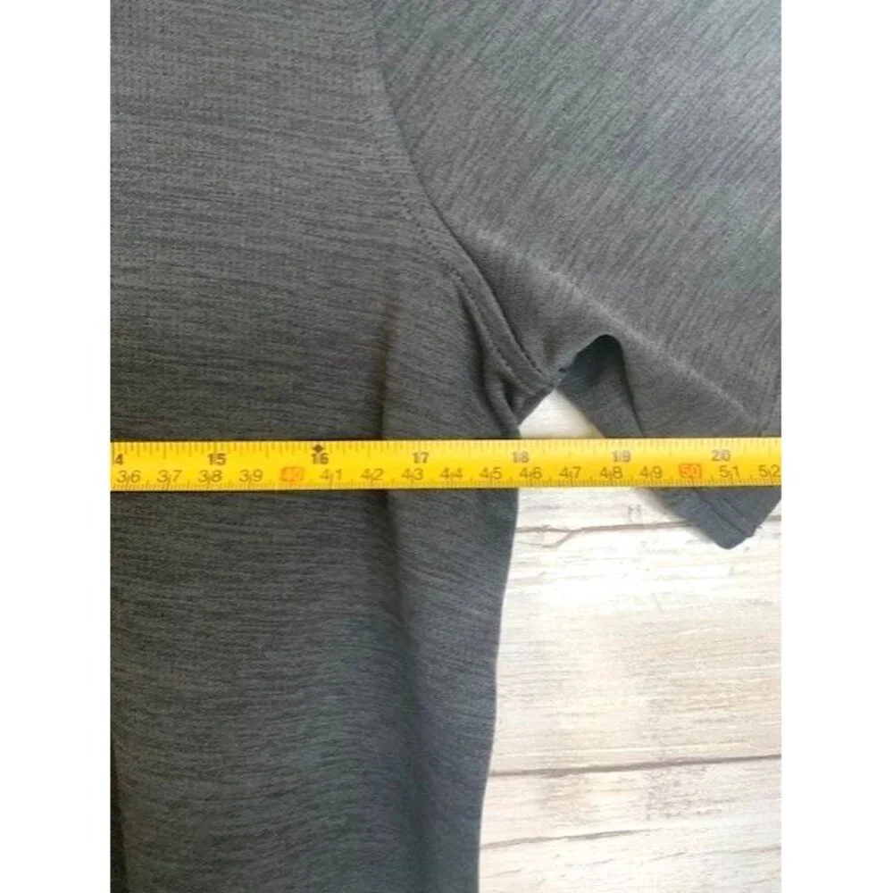 Adidas Boys Polo Shirt Gray Size L 14/16 100% Polyester‎ Short Sleeve with Logo